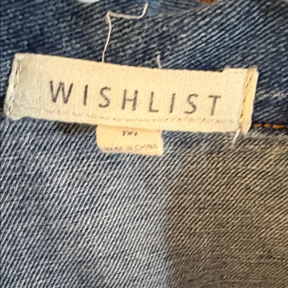 Wishlist Lightly distressed Blue Denim Jacket - Picture 4 of 9